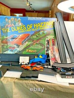 IDEAL Dukes of Hazzard SLOT CAR SET with TWO General LEES