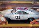 Johnny White Lightning Chase Dukes Of Hazzard General Lee Dodge Charger 1/18