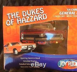 JOY RIDE'69 CHARGER GENERAL LEE 118 SCALE DUKES OF HAZZARD ERTL NEW IN BOX