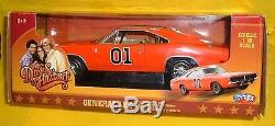 JOYRIDE DUKES OF HAZZARD GENERAL LEE 1969 DODGE CHARGER 118 BoTv METAL CAR ERTL