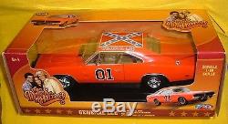 JOYRIDE DUKES OF HAZZARD GENERAL LEE 1969 DODGE CHARGER 118 BoTv METAL CAR ERTL