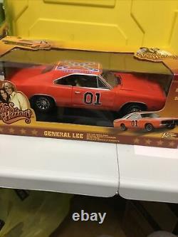 Johnny LIGHTNING DODGE CHARGER DUKES OF HAZZARD GENERAL LEE Opened Complete