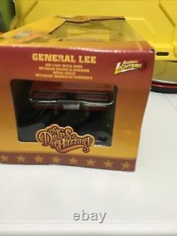 Johnny LIGHTNING DODGE CHARGER DUKES OF HAZZARD GENERAL LEE Opened Complete