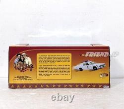 Johnny Lightning 1/18 ROSCO PATROL CAR White The Dukes of Hazzard Diecast Model