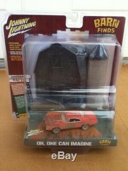 Johnny Lightning Dirty Unrestored Barn Finds 1/64 Dukes of Hazzard General Lee