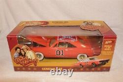 Johnny Lightning Dukes Of Hazzard General Lee White Lightning White Tires 1/25