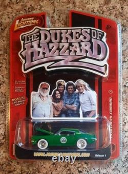 Johnny Lightning Dukes Of Hazzard R1 Cooters 1970 Chevy Camaro White Lightning