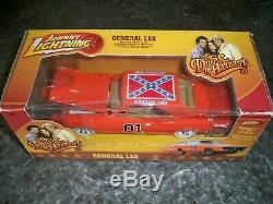 Johnny Lightning Dukes of Hazzard General Lee RARE white tires 1/25th 69 Charger