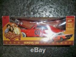 Johnny Lightning Dukes of Hazzard General Lee RARE white tires 1/25th 69 Charger