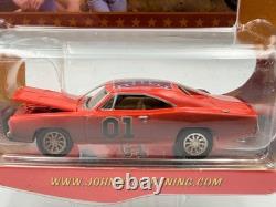 Johnny Lightning Dukes of Hazzard R5 Dirty General Lee Dodge Charger, 164, NIB