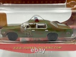 Johnny Lightning Dukes of Hazzard R5 Rosco's Camo Cruiser 1974 Dodge, 164, NIB