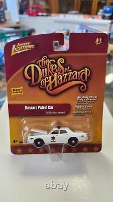 Johnny Lightning R2 The Dukes of Hazzard Rosco's Patrol Car withRR