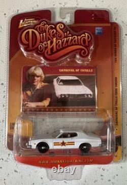 Johnny Lightning The Dukes Of Hazzard Carnival Of Thrills Ford Torino #4 1/64