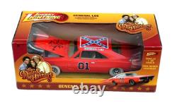 Johnny WHITE Lightning Dukes Of Hazzard GENERAL LEE Signed Tom Wopat Luke Duke
