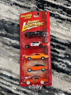 Johnny WHITE Lightning Dukes of Hazzard 5 Pack General Lee MOCKUP PROTOTYPE