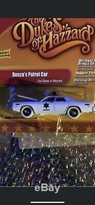 Johnny White Lightning 2.0 Roscoes Patrol Car Dukes Of Hazard 1977 Dodge Monaco