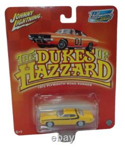 Johnny White Lightning Dukes Of Hazzard 1972 Plymouth Road Runner Car High Grade