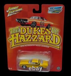 Johnny White Lightning Dukes Of Hazzard 1972 Plymouth Road Runner Car High Grade