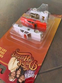 Johnny White Lightning Dukes of Hazzard 1/64 General Lee ERTL Sheriff Jeep TOMY