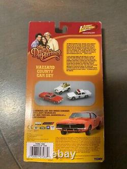 Johnny White Lightning Dukes of Hazzard 1/64 General Lee ERTL Sheriff Jeep TOMY