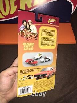 Johnny White Lightning Dukes of Hazzard 1/64 General Lee ERTL Sheriff Jeep TOMY