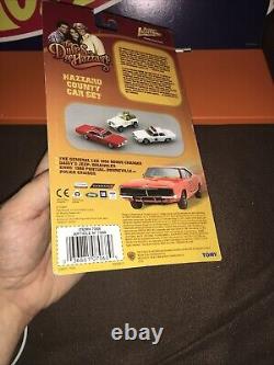 Johnny White Lightning Dukes of Hazzard 1/64 General Lee ERTL Sheriff Jeep TOMY