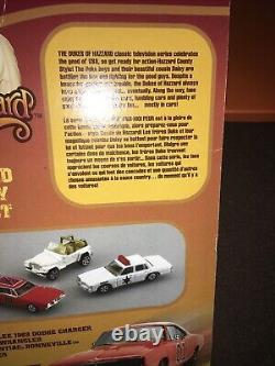 Johnny White Lightning Dukes of Hazzard 1/64 General Lee ERTL Sheriff Jeep TOMY