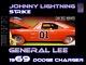 Johnny White Lightning Strike General Lee Dukes Of Hazzard Chase Car 1/25