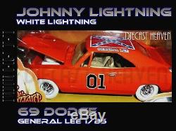 Johnny White Lightning White Motor Chase Variant Dukes Of Hazzard General Lee