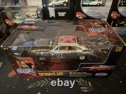 Joy Ride 1969 Dodge Charger General Lee Chrome And Regular 1/18 Dukes of Hazard