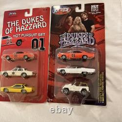 Joy Ride Die-Cast The Dukes of Hazzard Hot Pursuit & Motion Picture Set 2x