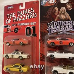 Joy Ride Die-Cast The Dukes of Hazzard Hot Pursuit & Motion Picture Set 2x