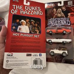 Joy Ride Die-Cast The Dukes of Hazzard Hot Pursuit & Motion Picture Set 2x