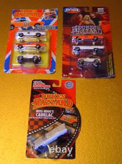 JoyRide 69 Dodge Charger General Lee Dukes Of Hazzard Boss Hogg Caddy Lot 3 Diff