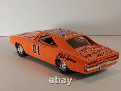Joyride Dukes Of Hazzard 1969 Charger General Lee 125 Diecast Signed By Cooter