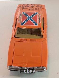 Joyride Dukes Of Hazzard 1969 Charger General Lee 125 Diecast Signed By Cooter