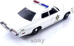 KK Scale 1974 Dodge Monaco Hazzard County Police (Dukes of Hazzard) White 118