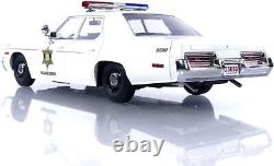 KK Scale 1974 Dodge Monaco Hazzard County Police (Dukes of Hazzard) White 118