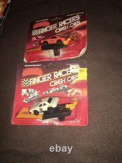Knickerbocker The Dukes Of Hazzard Finger Racers Crash Cars
