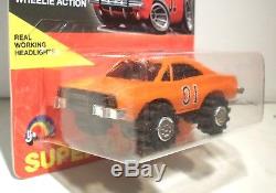 LJN Rough Riders Custom Painted General Lee Dukes of Hazzard On Custom Made Card