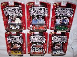 LOT OF 6X JOHNNY LIGHTNING DUKES OF HAZZARD RELEASE COMPLETE SET GENERAL LEE MB