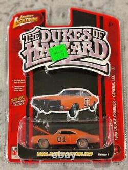 Lot/2 1969 DODGE CHARGER General Lee Johnny Lightning The Dukes of Hazzard 2006