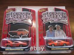 Lot Of 2 Johnny Lightning Dukes Of Hazzard General Lee Dirty/clean Versions Mip