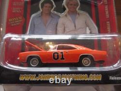 Lot Of 2 Johnny Lightning Dukes Of Hazzard General Lee Dirty/clean Versions Mip