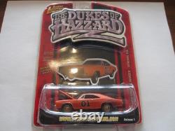 Lot Of 2 Johnny Lightning Dukes Of Hazzard General Lee Dirty/clean Versions Mip