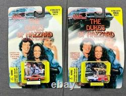 Lot Of 2x THE DUKES OF HAZZARD 1/144 RACING CHAMPIONS GENERAL LEE & Cooters Tow