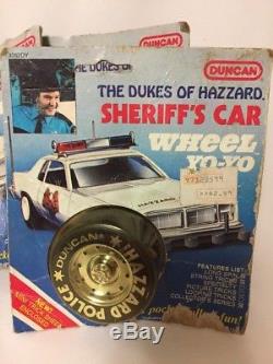 Lot Of 7 Dukes Of Hazzard 1981 Duncan Yo-yos DAISY GENERAL LEE And POLICE NIP