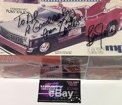 MPC The Dukes of Hazzard Model Kit Cooters Tow Truck Signed / Autographed
