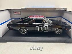 Maisto 1/18 Custom Boars Nest Black General Lee Die Cast! #os