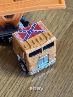 Matchbox HotWheels General Lee car transporter Dukes Of Hazzard tractor trailer